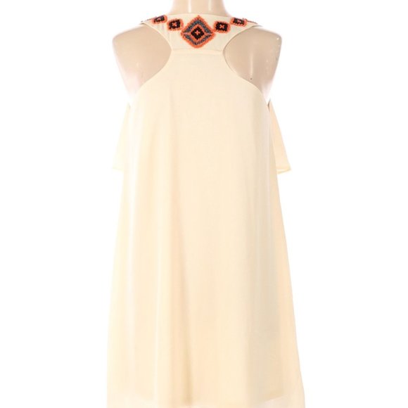 Ya Los Angeles Dresses & Skirts - Ya Los Angeles Ivory Beaded Dress